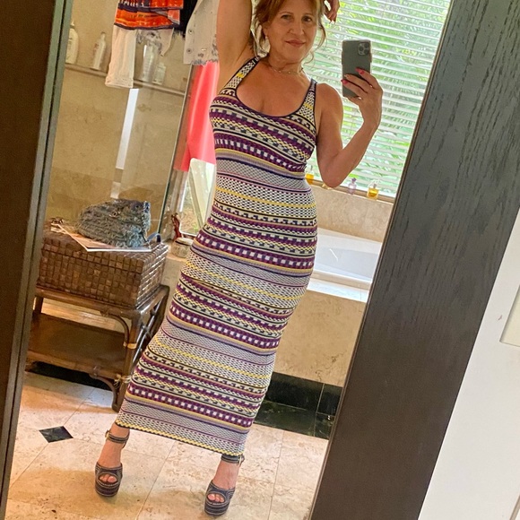 Torn by Ronny Kobo Bodycon Tank Maxi Dress Sz XS NWOT - Picture 10 of 15